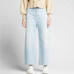 VERONICA BEARD GRANT WIDE LEG CROPPED JEANS